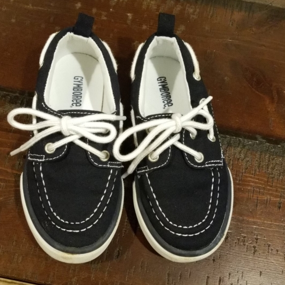 Gymboree Other - Gymboree Navy Boat Shoes Sz9